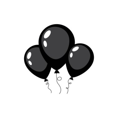 Beyaz arkaplanda balon simgesi izole edildi