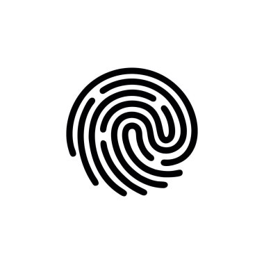 parmak izi tanımlama simgesi logosu