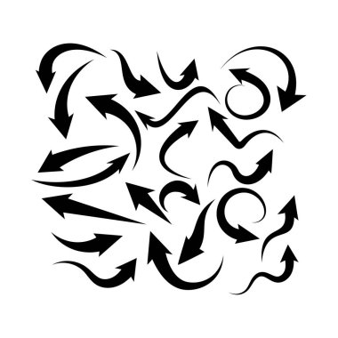 elle çizilmiş ok koleksiyonu