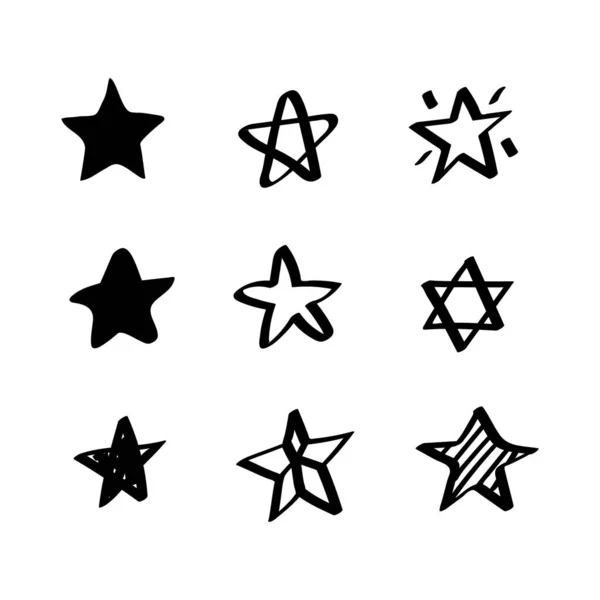 Illustration Star Icon Logo — Stock Vector