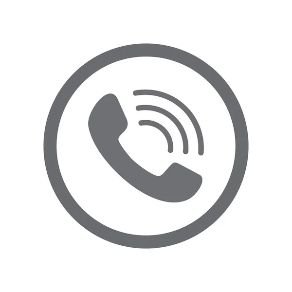 Téléphone Appel Icône Symbole Vecteur — Image vectorielle