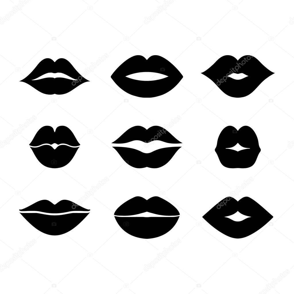 Lipstick kisses collection logo