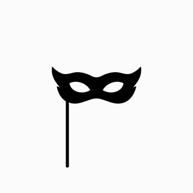 Web sitesi veya mobil uygulama için karnaval maskesi simgesi