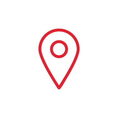 Harita noktası simgesi tasarımı EPS 10