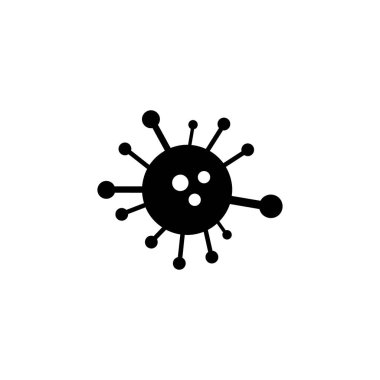 Soyut virüs corona simgesi vektörü