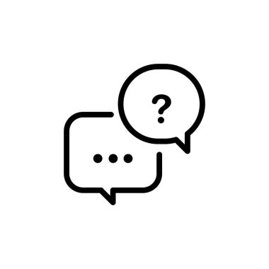 Konuşma simgesi vektörü 10 birim