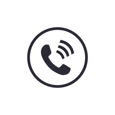 Telefon tübü çağrı simgesi vektörü