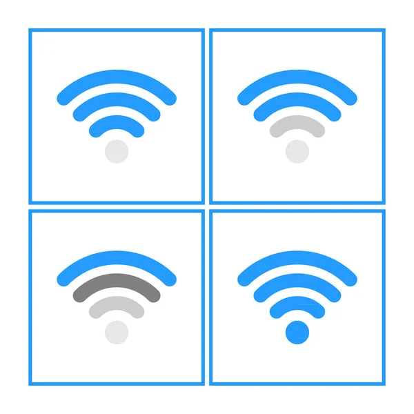 Wifi Symbol Für Ihre Website Und Mobile App — Stockvektor