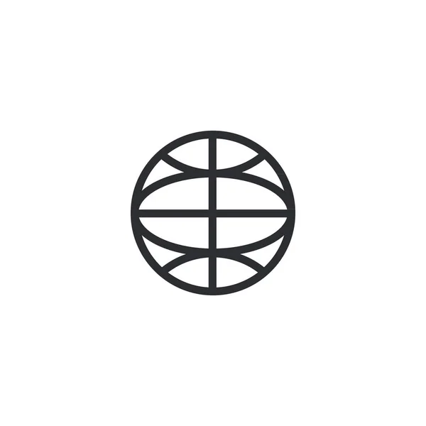 Иконка Мира Белом Фоне — стоковый вектор