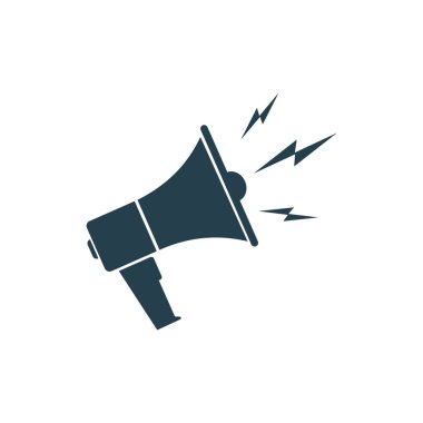 Yüksek sesli hoparlör sembolü vektörü