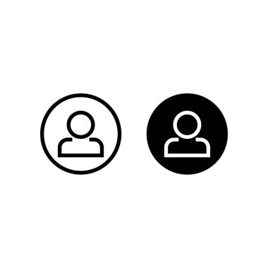 Kullanıcı profili simgesi vektörü 10