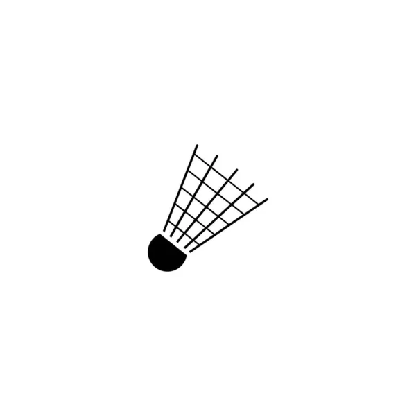 Badminton Skyttel Ikon Vektor Eps — Stock vektor