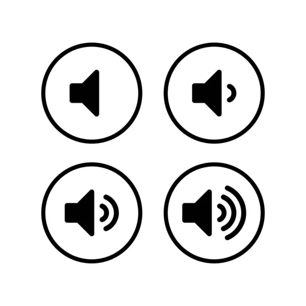 Audio Stimme Ton Symbol Medien Musik — Stockvektor
