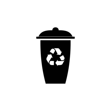 Geri dönüşüm kutusu vektör illüstrasyonu