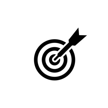 Web sitesi bilgisayarı ve mobil vektörü için hedef simge