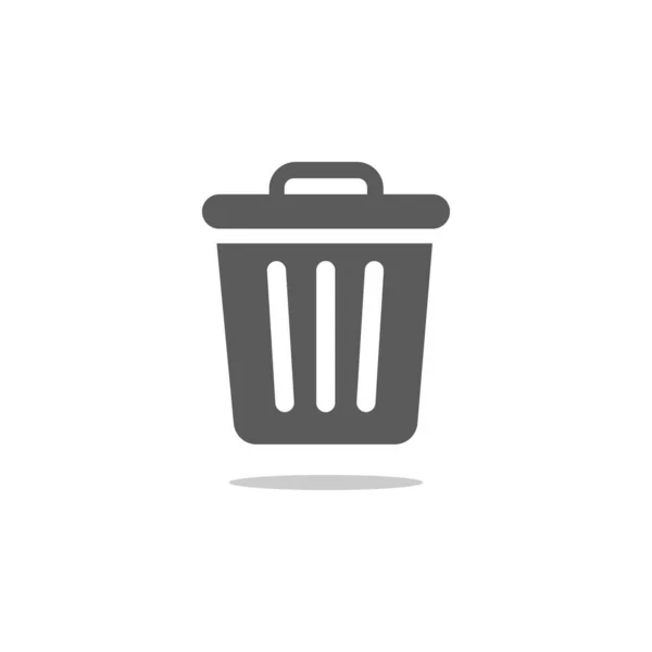 Trash Outline Pictogram Symbool Vector — Stockvector