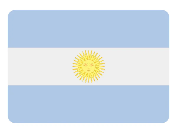 Imagem Vetorial Bandeira Argentina Eps —  Vetores de Stock