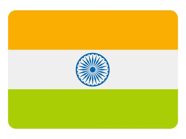 Vektor Képe India Zászló Eps — Stock Vector