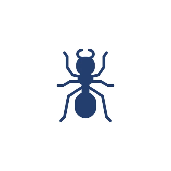 Karınca Logosu Vektör Illüstrasyon Tasarımı Eps — Stok Vektör
