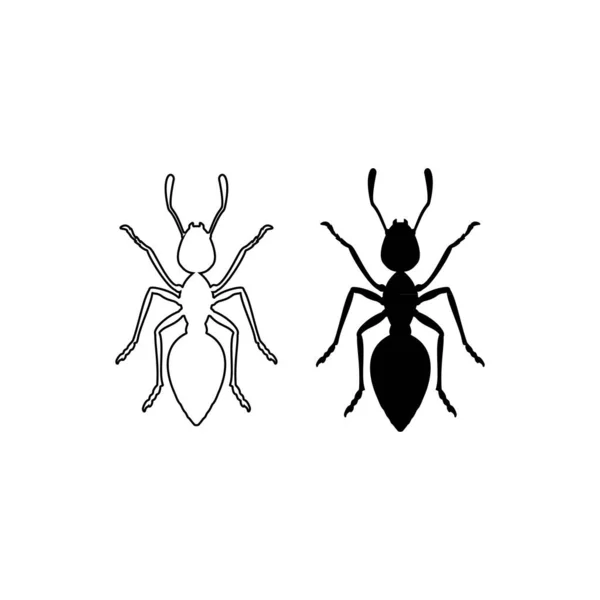 Symbol Vektoru Ikon Ant Eps — Stockový vektor