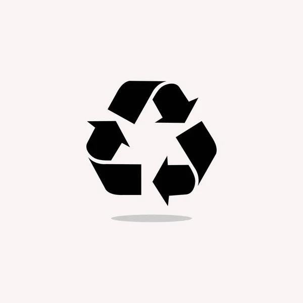 Pfeilvektorsymbol Aus Recyceltem Zyklus — Stockvektor