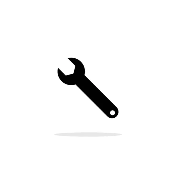 Llave Icono Aislado Sobre Fondo Blanco — Vector de stock