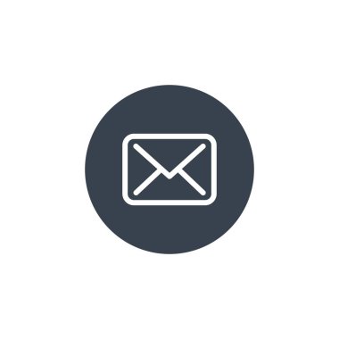 Web sitenizin tasarımı, logosu, uygulaması, UI için e- posta satırı sembolü