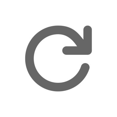 Beyaz arkaplanda izole edilmiş düğme simgesi, vektör illüstrasyonu 