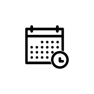 Web sitesi ve uygulama için Takvim Simgesi Vektörü