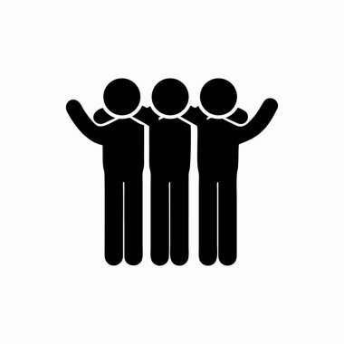 Ayakta duran üç kişilik grup