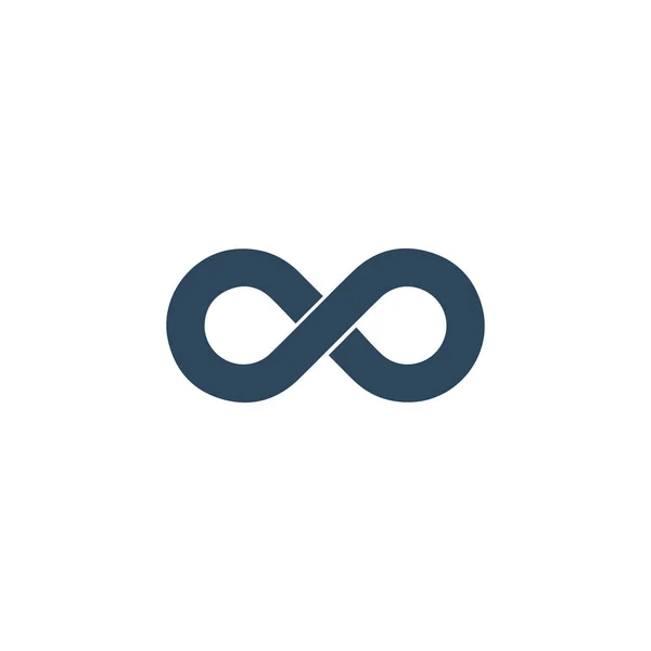 Oändlig Symbol För Din Webbplats Design Logotyp App — Stock vektor