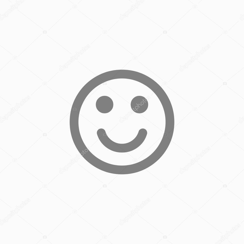 smile face symbol for your web site design and app