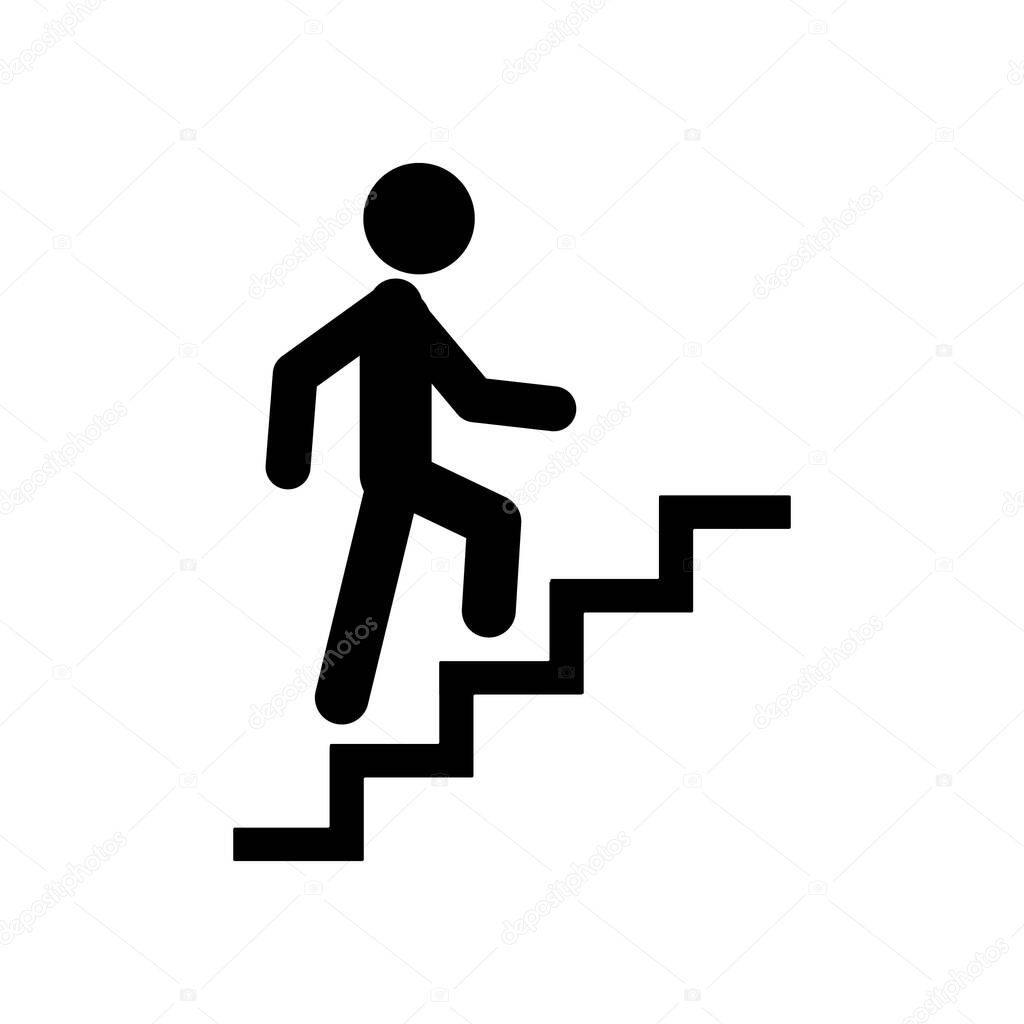 Stairs icon vector illustration eps10