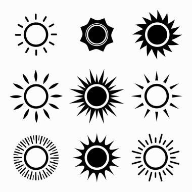 Güneş Batımı Simge vektörü