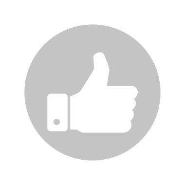 Çember düğmesinde başparmaklar yukarı