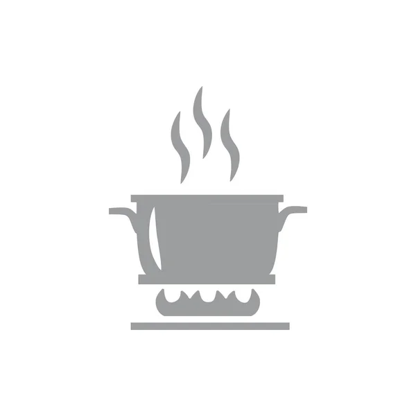 Cocinar Fuego Vector Símbolo — Archivo Imágenes Vectoriales