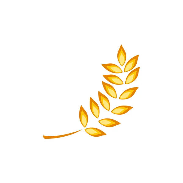 グラフィック アプリ ウェブサイトのためのイラスト小麦 — ストックベクタ