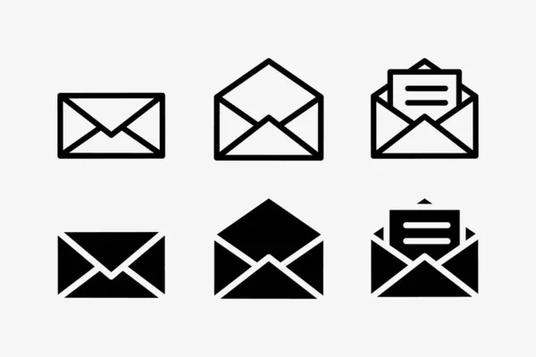 邮件向量平面设计图标标志 — 图库矢量图片
