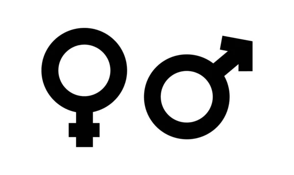 Male Female Symbol Icon Vector — Stock Vector