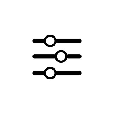 Ayarlama düğmesi simgesi vektörü