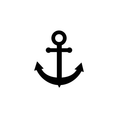 Çapa deniz simgesi vektörü