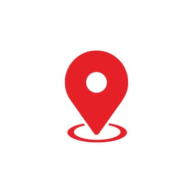 Pin haritası konum vektörü