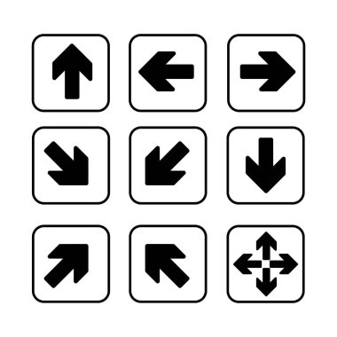 Ok simgesi logosu koleksiyonu