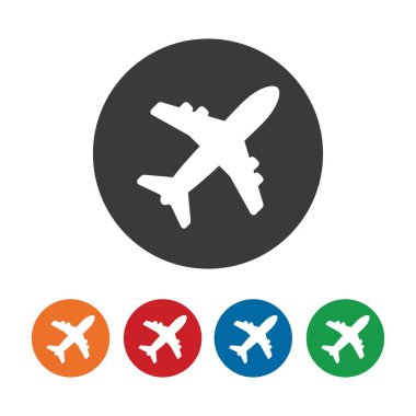 Simge düzlemi vektörü. Web sitesi Bilgisayar ve mobil vektörü sembolü