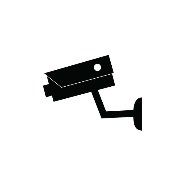 Cctv Icoon Vector Geïsoleerd Witte Achtergrond — Stockvector