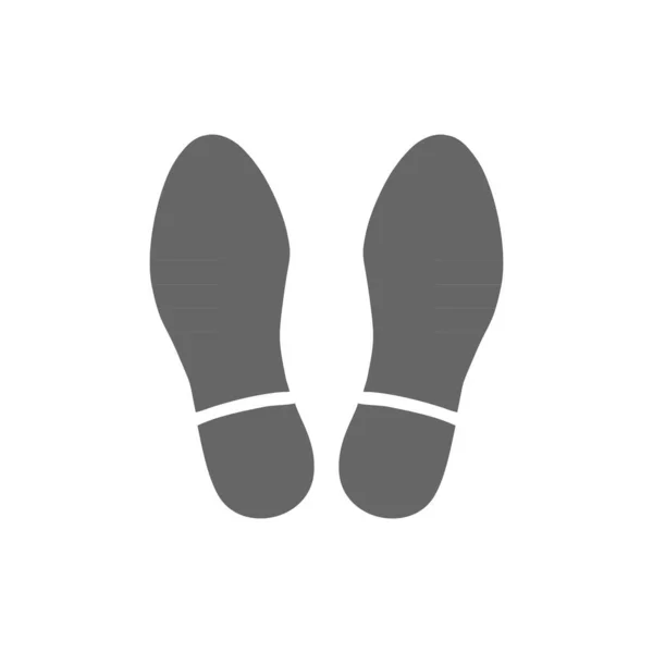 Nsan Ayakkabısı Sembolü — Stok Vektör