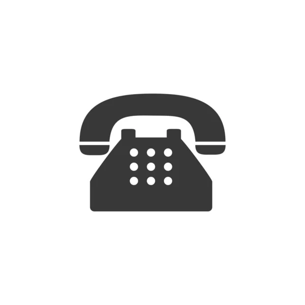 Vieux Vecteur Icône Téléphone — Image vectorielle