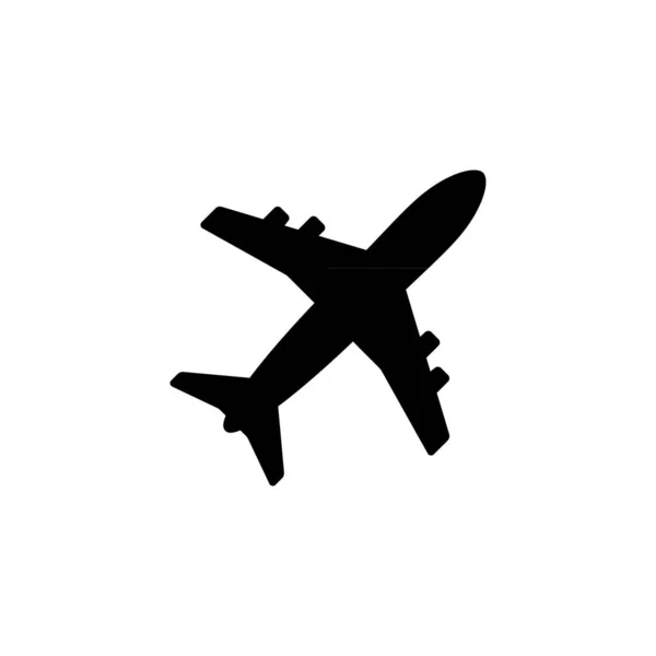 Літак Ізольований Білому Тлі — стоковий вектор