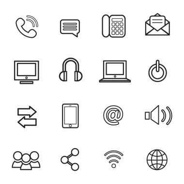 İletişim satırı simgesi ayarlandı