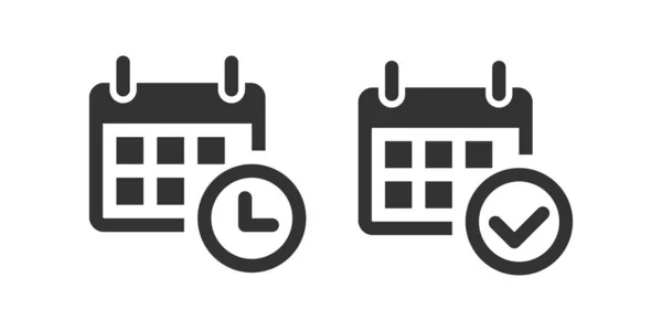 Kalender Icon Vektor Symbol Für Webseite Computer Und Mobiler Vektor — Stockvektor